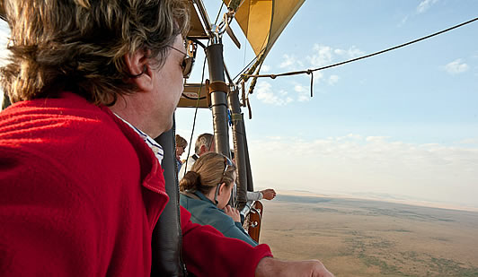 the hot air safari experience